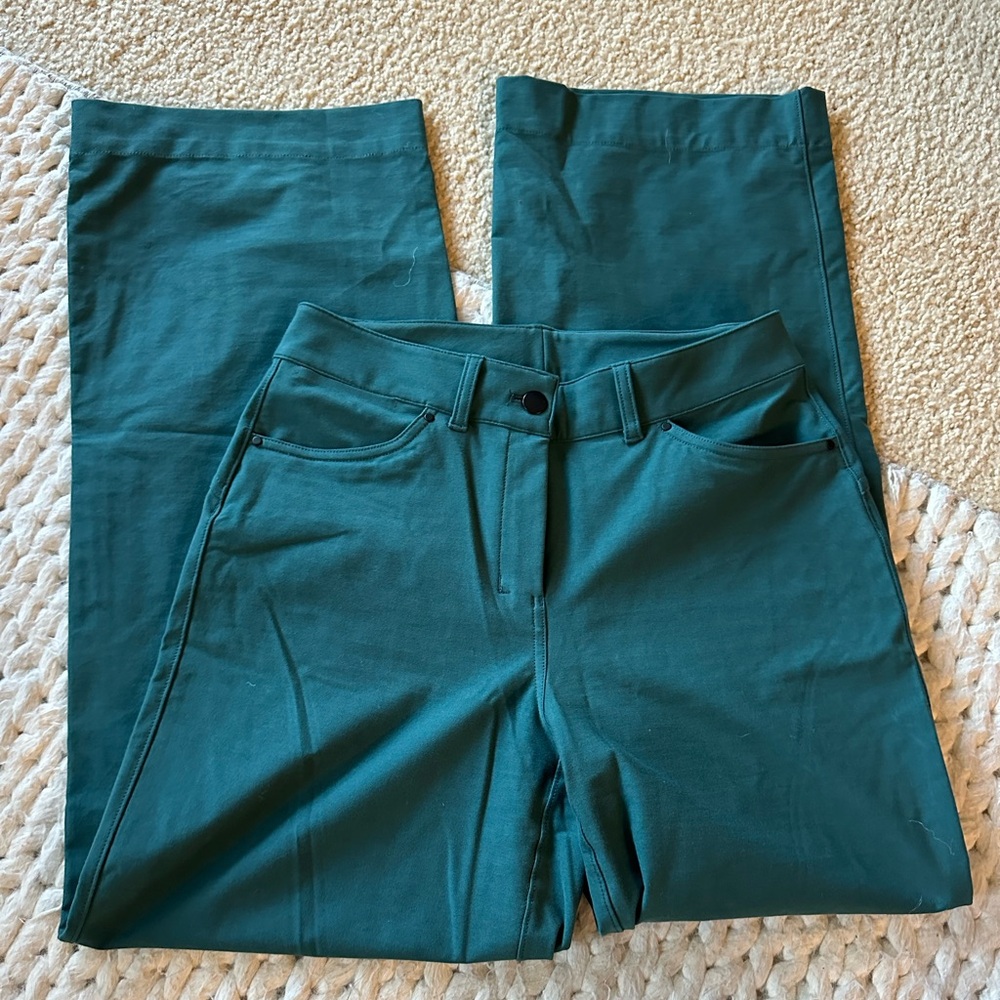 Lululemon city sleek wide leg work pants size 27